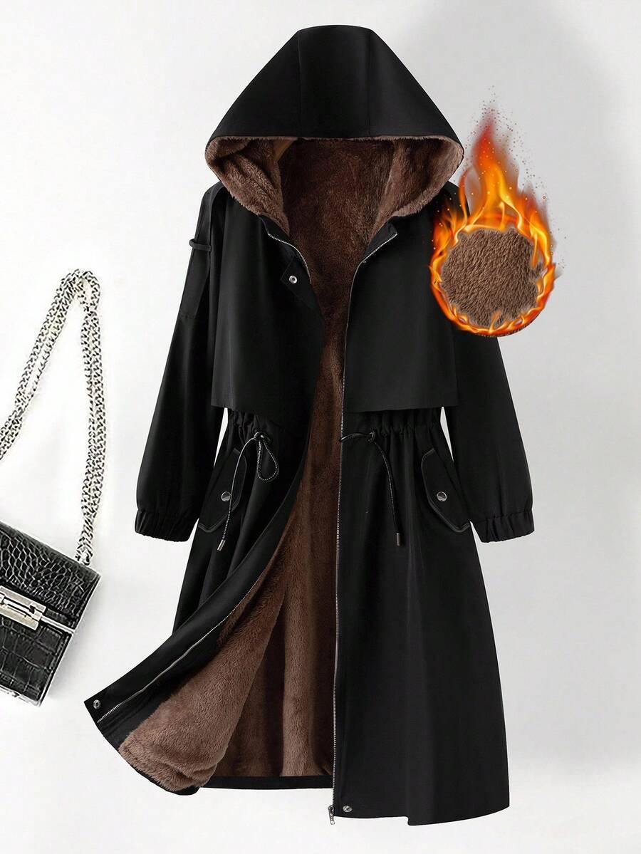 SHEIN CZARNA KURTKA ZAMEK W01__XL