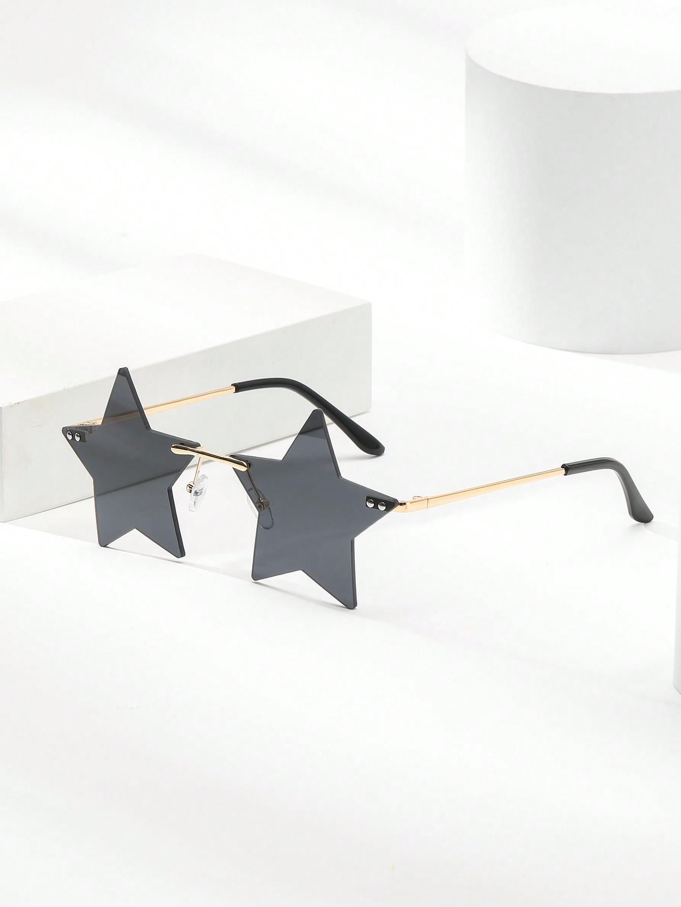 SHEIN OKULARY PRZECIWSŁONECZNE GWIAZDKI S07__