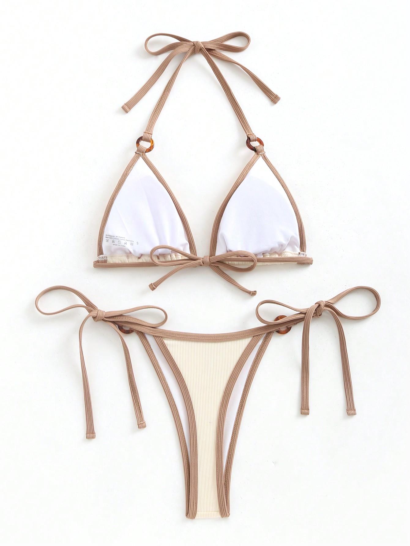 SHEIN DWUCZĘŚCIOWY STRÓJ KĄPIELOWY S09__XS
