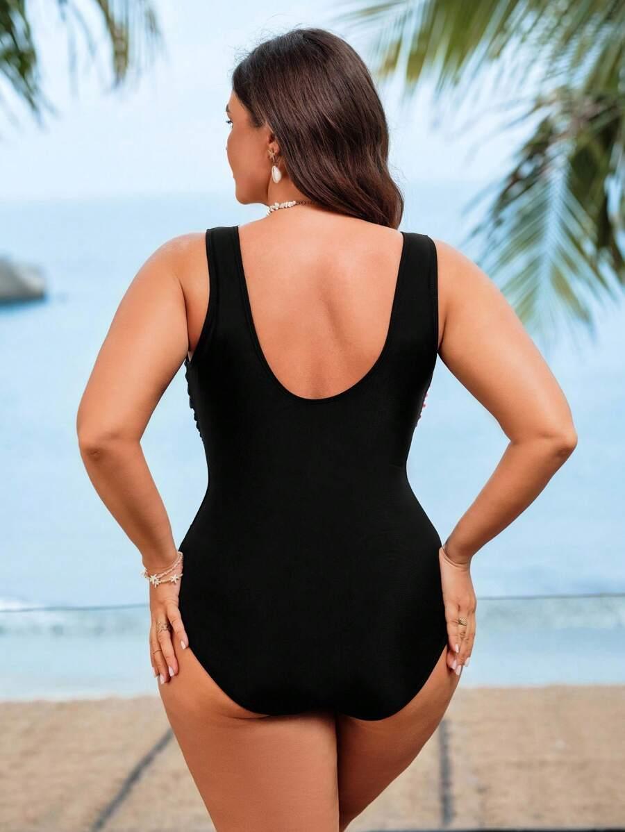 SHEIN JEDNOCZĘŚCIOWY STRÓJ KĄPIELOWY S09__50