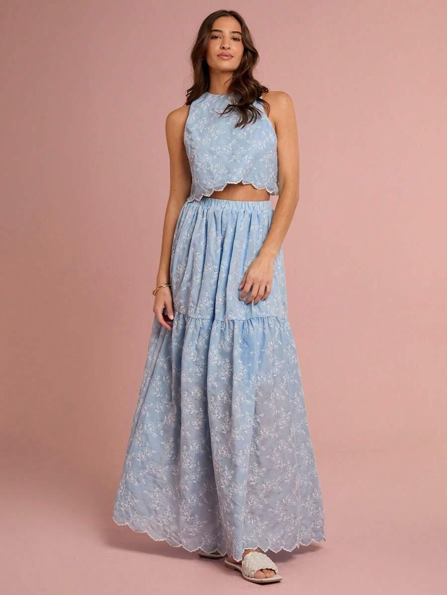 SHEIN TOP SPÓDNICA KOMPLET S06__S