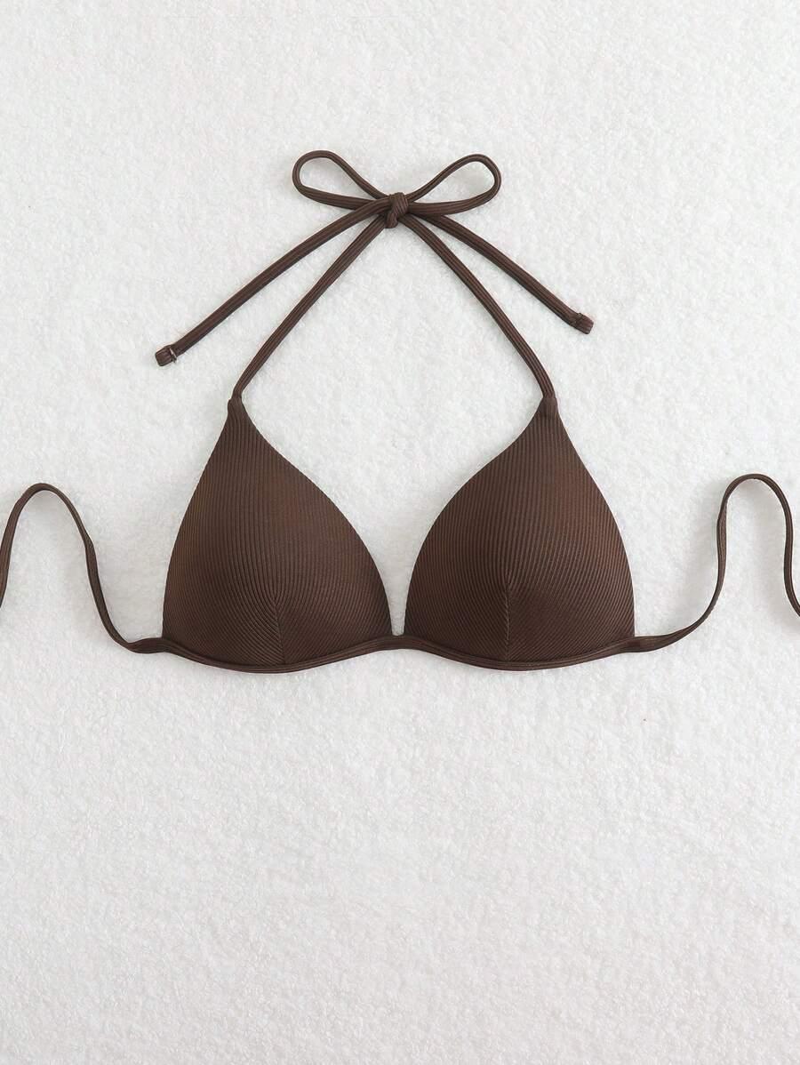 SWIM BASICS BRĄZOWA GÓRA OD BIKINI S09__S