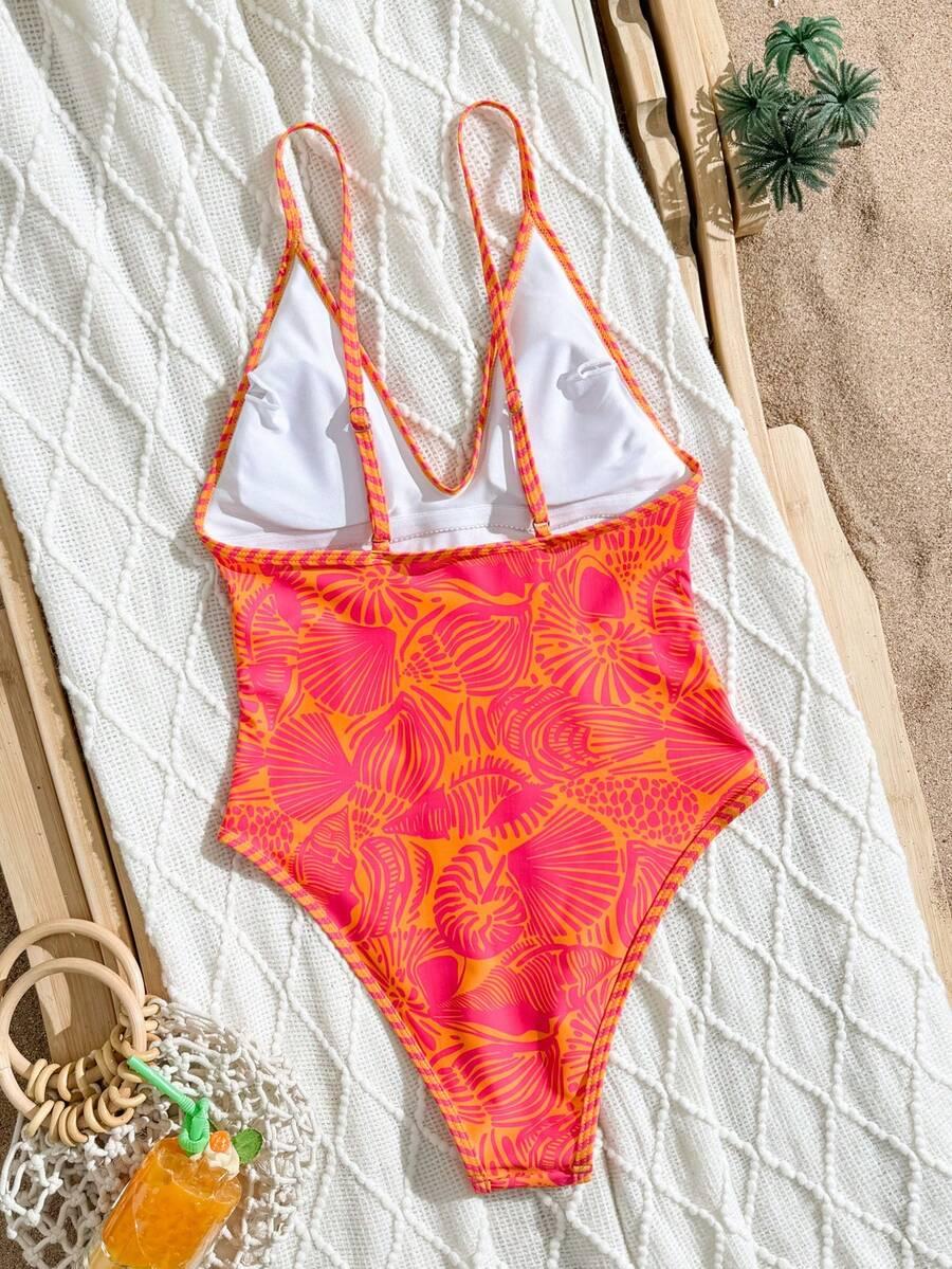 SHEIN JEDNOCZĘŚCIOWY STRÓJ KĄPIELOWY S09__M