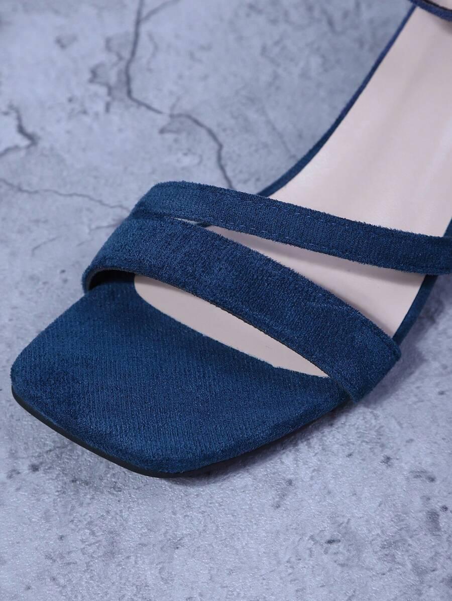SHEIN NIEBIESKIE SANDAŁY OBCAS S06__41