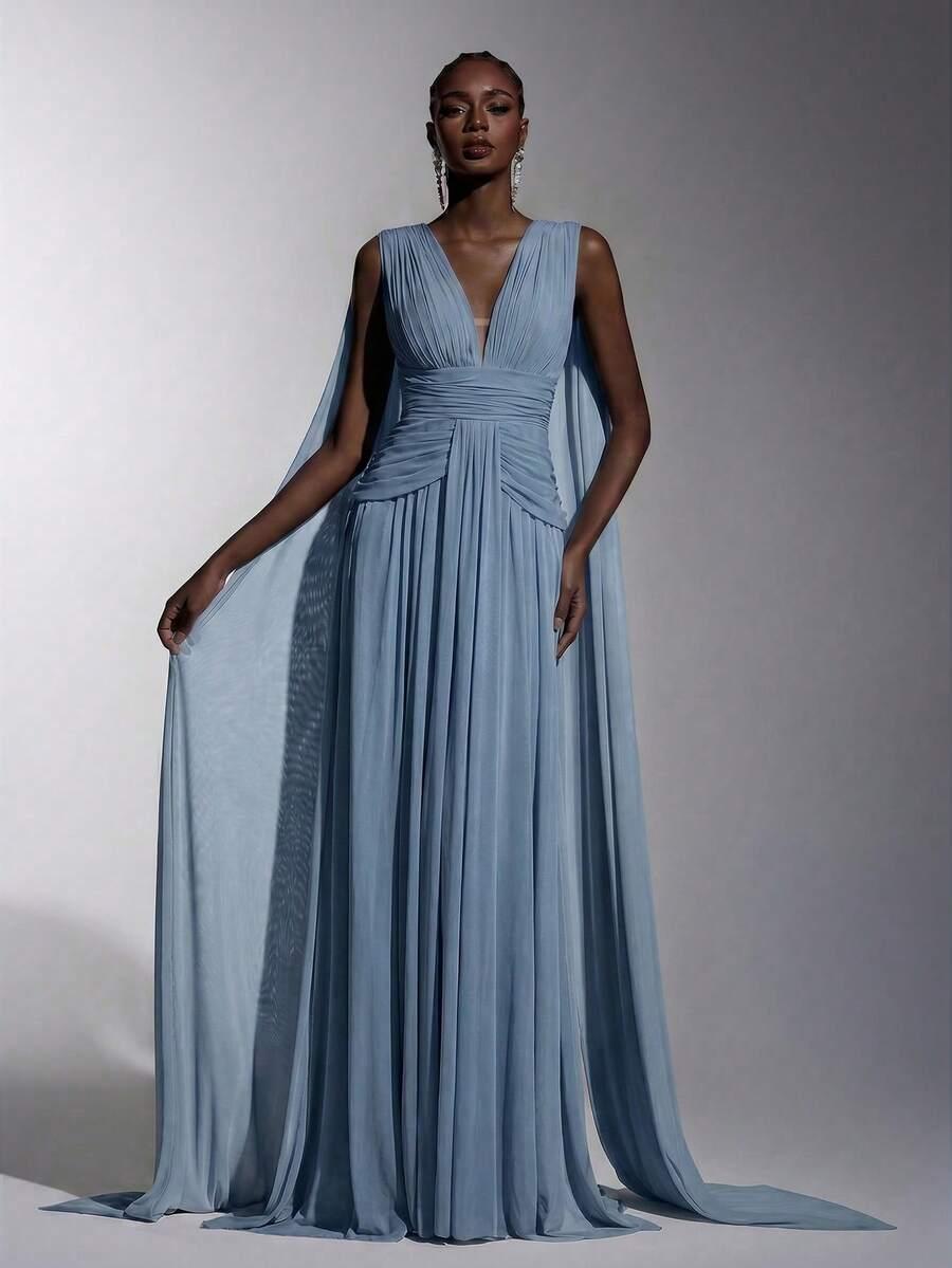 ELITARA NIEBIESKA MAXI SUKIENKA S06__L