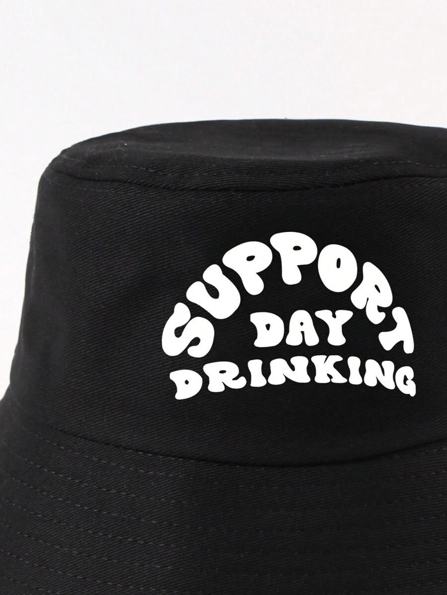 SHEIN CZARNY KAPELUSZ BUCKET S07__OS