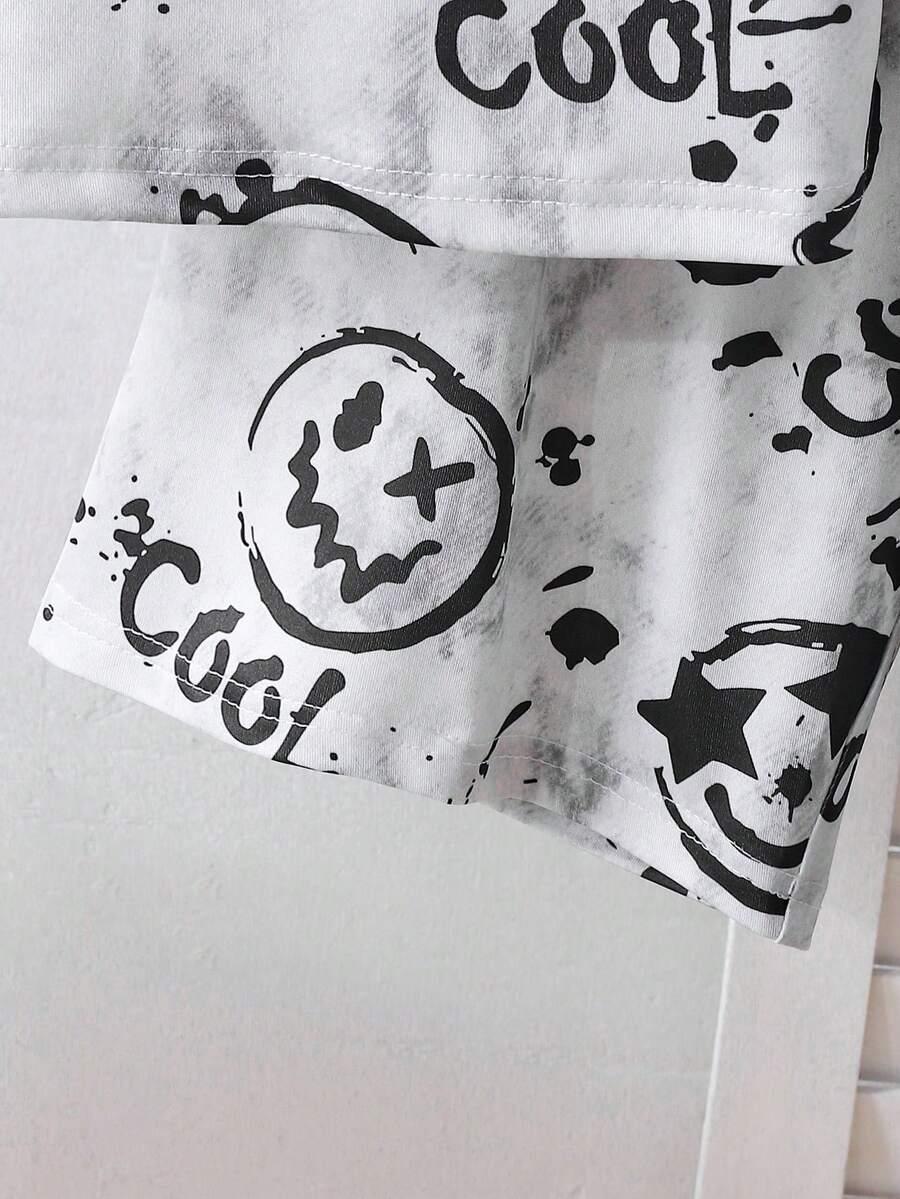 SHEIN KOMPLET T-SHIRT SPODENKI S06__146/152