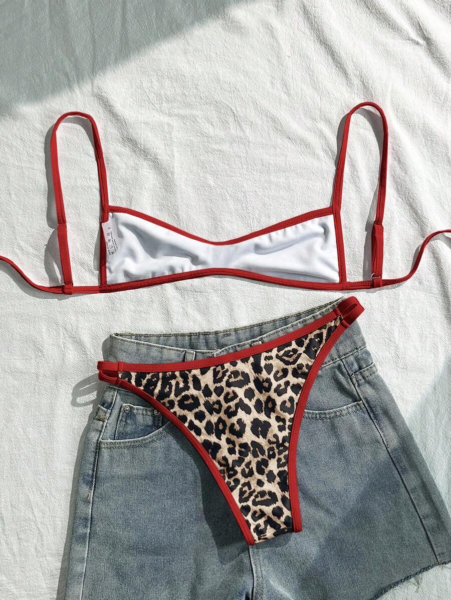 SWIM MOD DWUCZĘŚCIOWY STRÓJ KĄPIELOWY ANIMAL PRINT S09__S