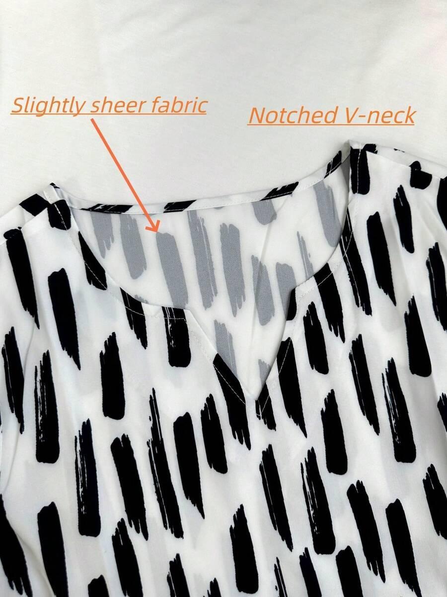 SHEIN SUKIENKA PRZED KOLANO WZÓR S06__M