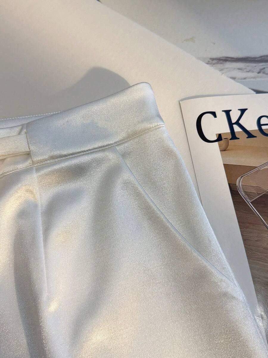 SHEIN BIAŁE KRÓTKIE SPODENKI S06__XL
