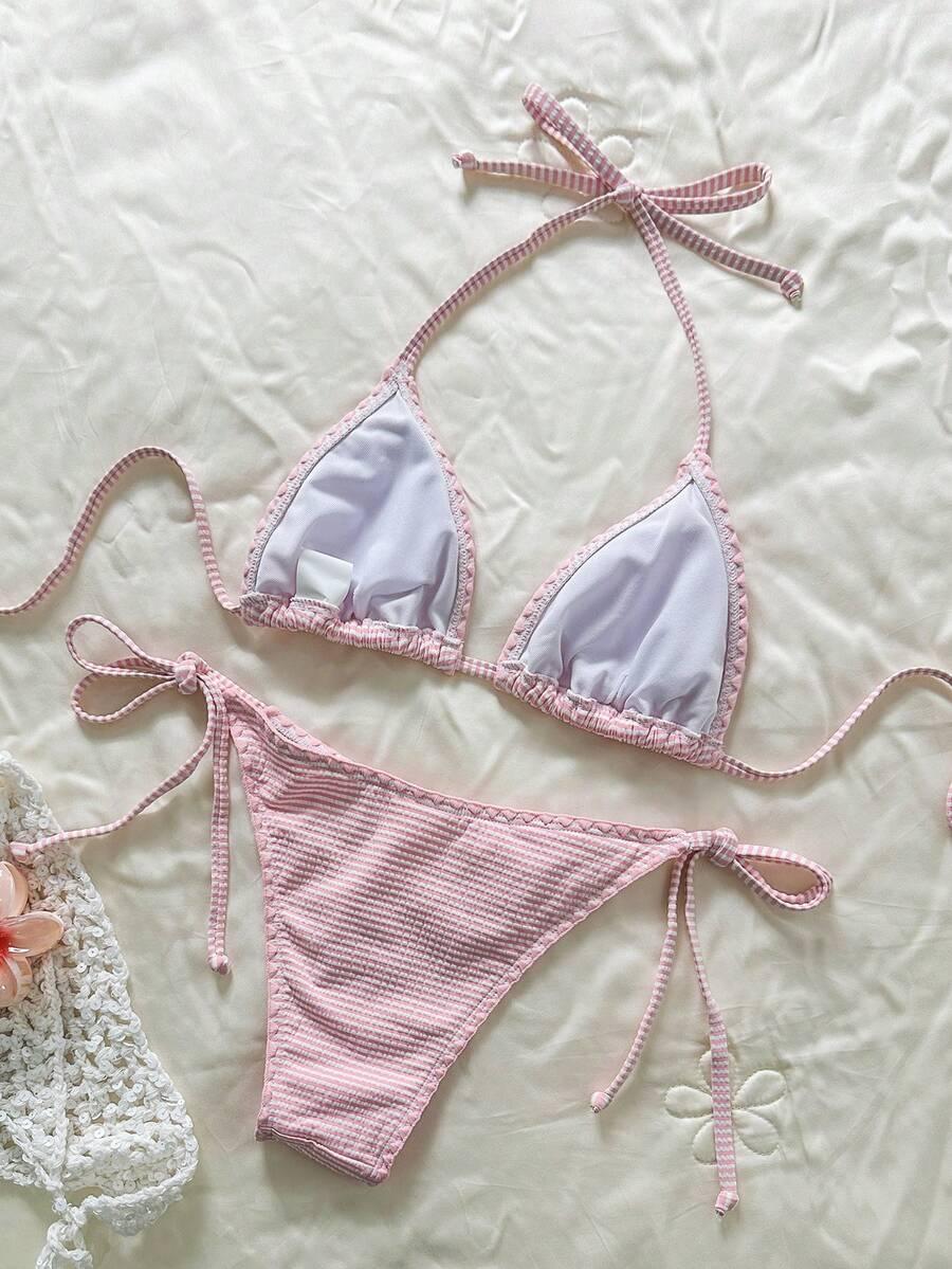 SHEIN DWUCZĘŚCIOWY KOSTIUM KĄPIELOWY BIKINI S09__S