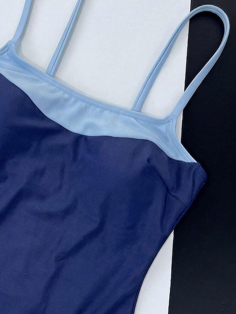 SHEIN JEDNOCZĘŚCIOWY STRÓJ KĄPIELOWY S09__L