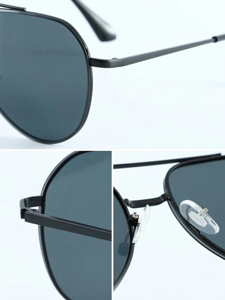 SHEIN CZARNE OKULARY PRZECIWSŁONECZNE S07__