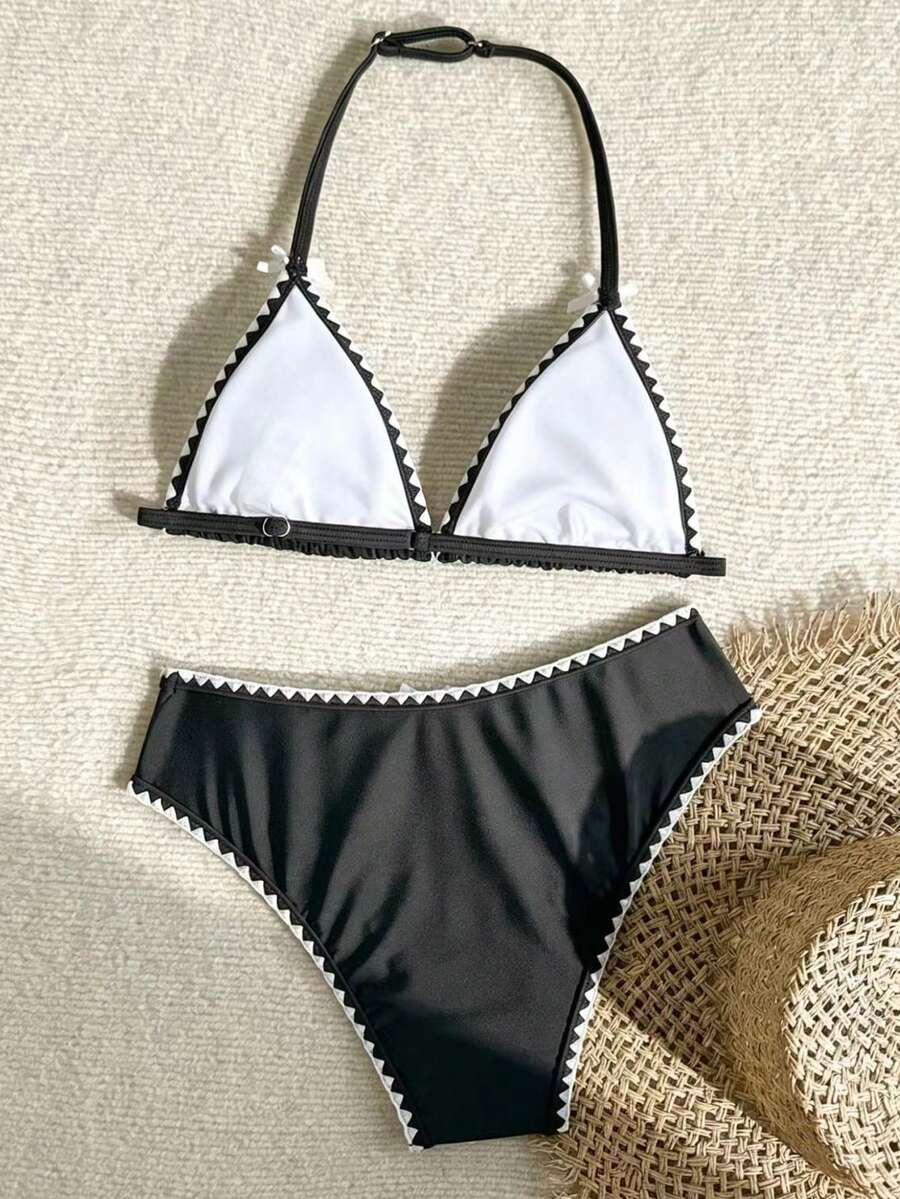 SHEIN DWUCZĘŚCIOWY STRÓJ KĄPIELOWY S09__162-166