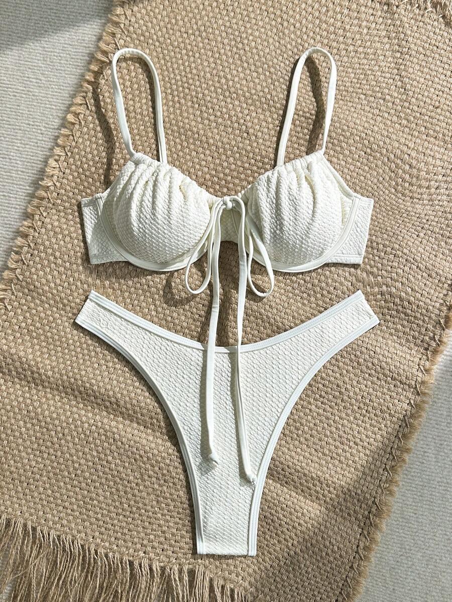 SWIM MOD KREMOWY DWUCZĘŚCIOWY STRÓJ KĄPIELOWY S09__XXS