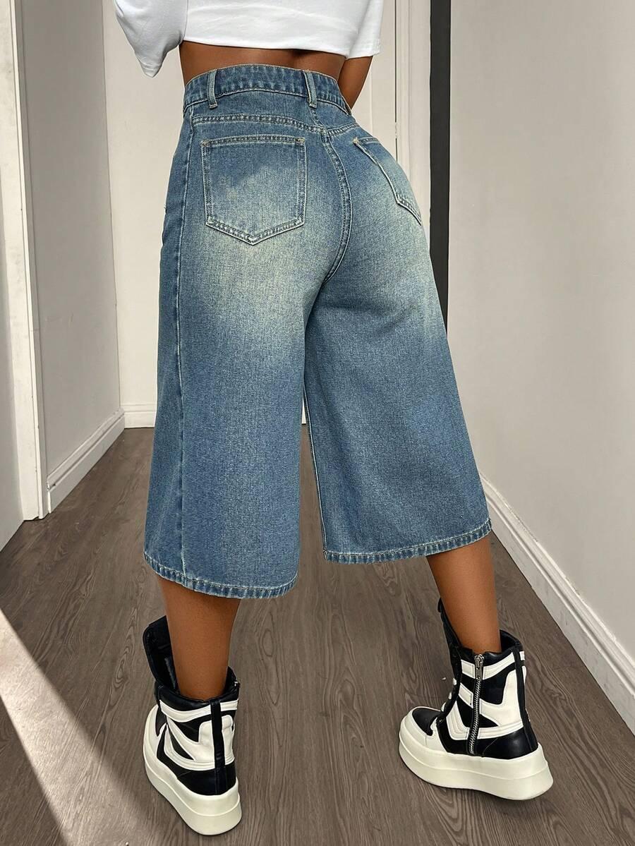 DAZY NIEBIESKI SPODENKI JEANS S06__S