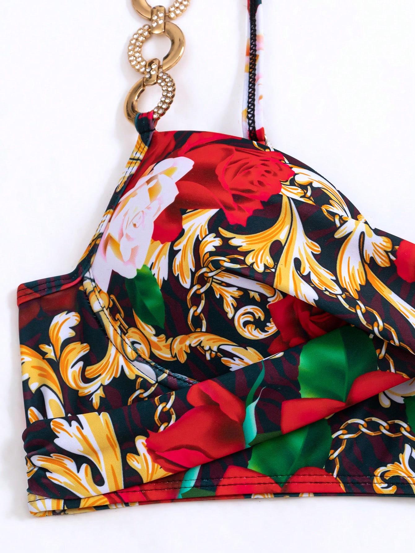 SHEIN DWUCZĘŚCIOWY STRÓJ KĄPIELOWY S09__S