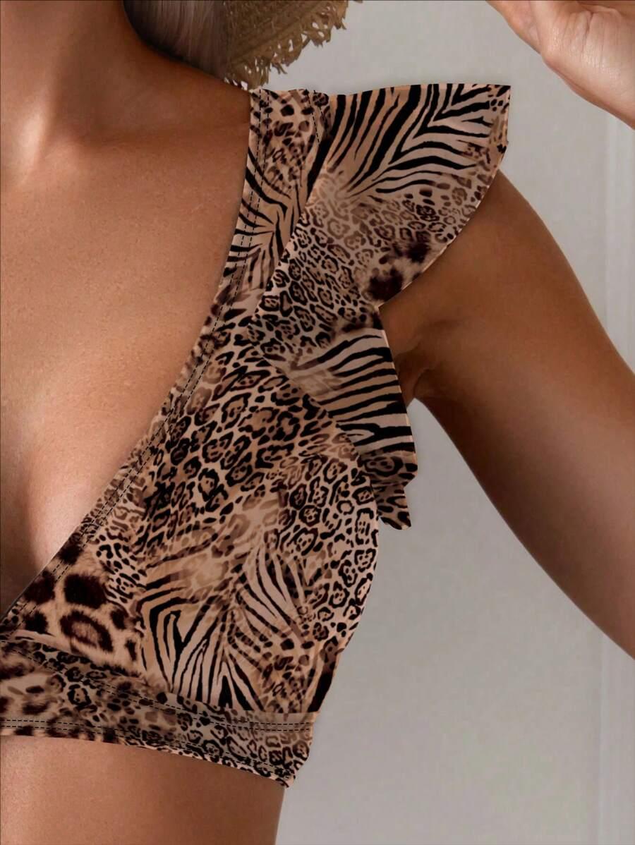 SHEIN DWUCZĘŚCIOWY STRÓJ KĄPIELOWY S09__L