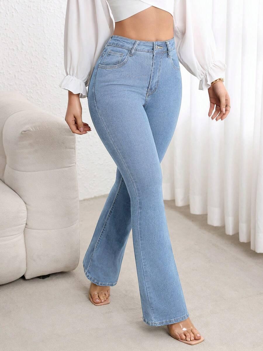 SHEIN NIEBIESKIE SPODNIE JEANS S06__L