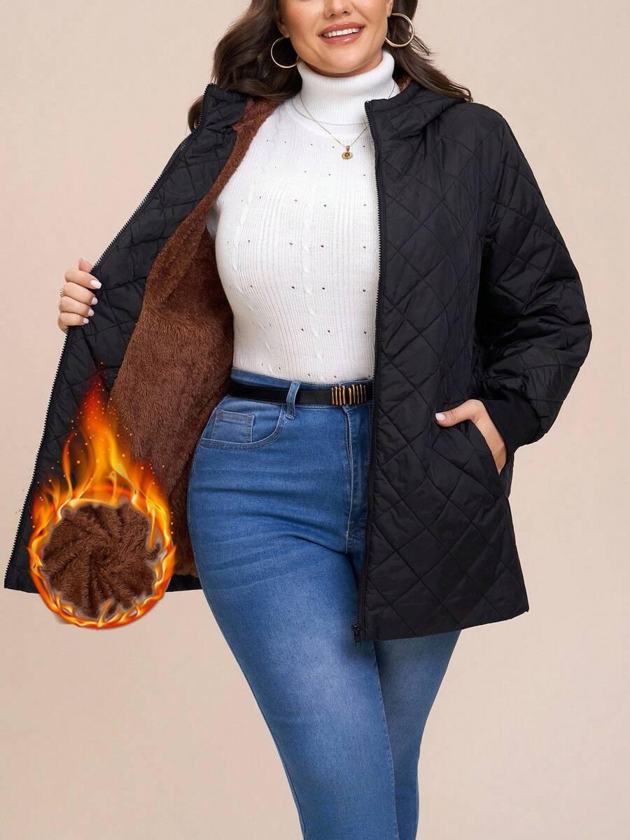 SHEIN CZARNA PIKOWANA KURTKA W01__48