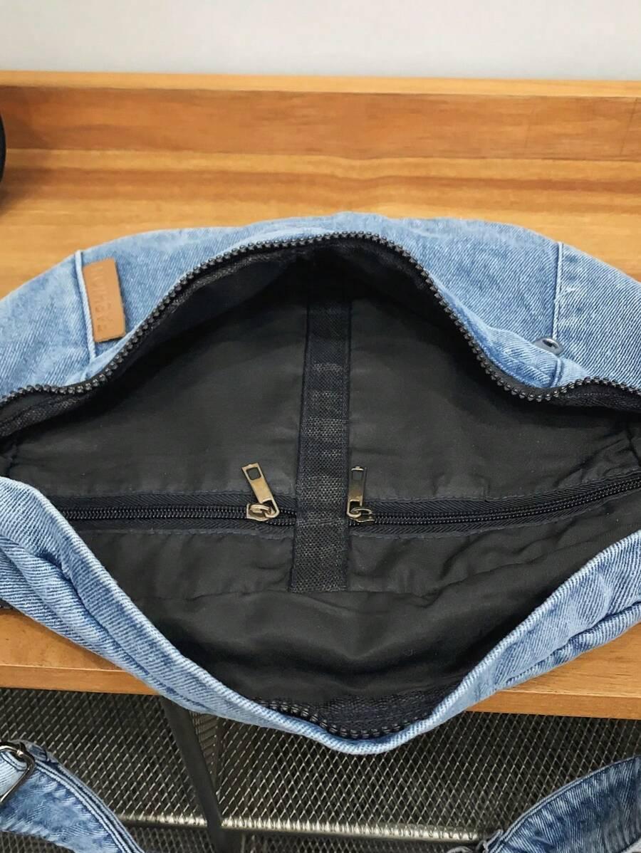 SHEIN NIEBIESKA NERKA JEANS S07__41X17CM
