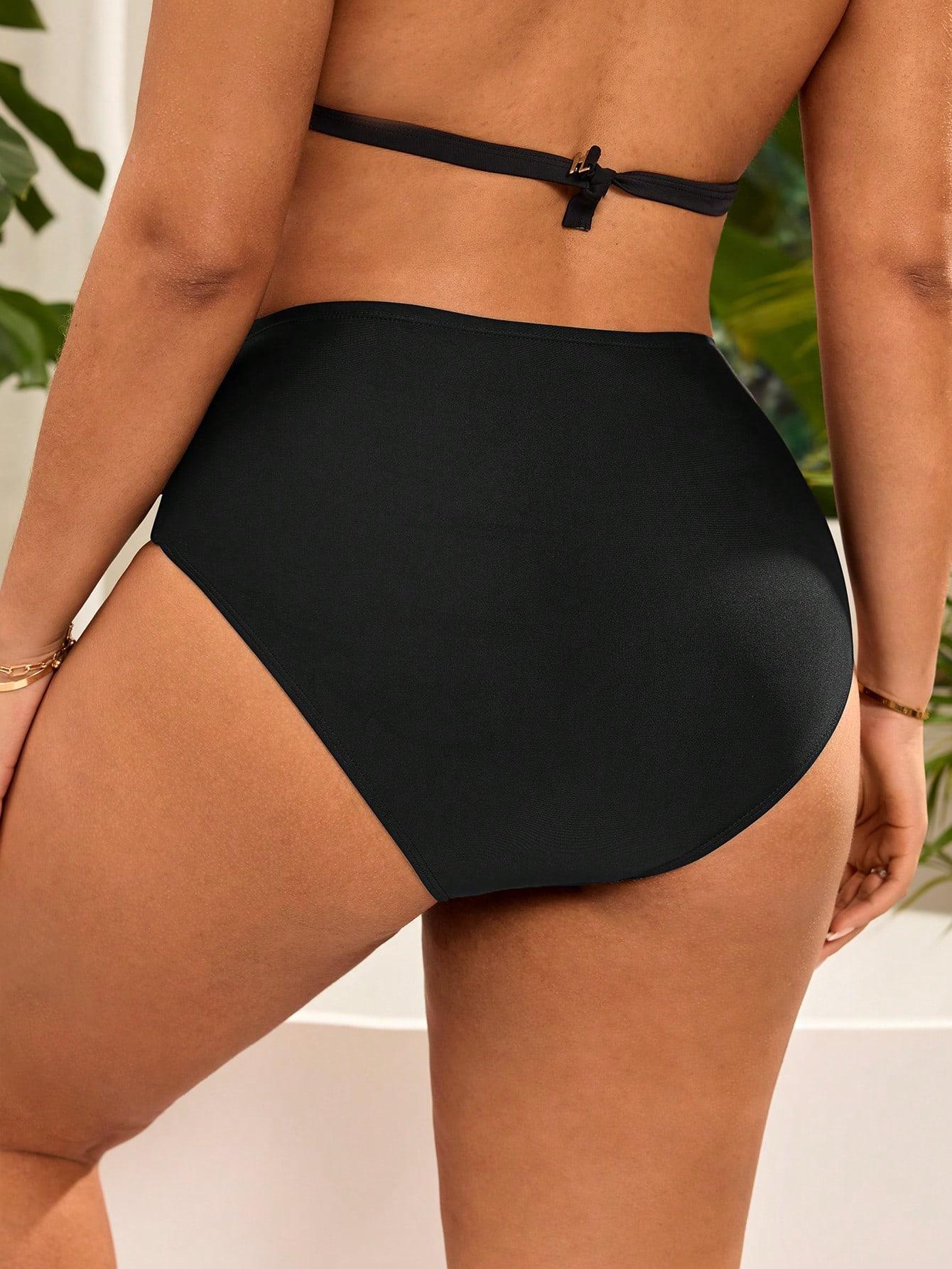 SHEIN CZARNY DÓŁ OD BIKINI PK01__46