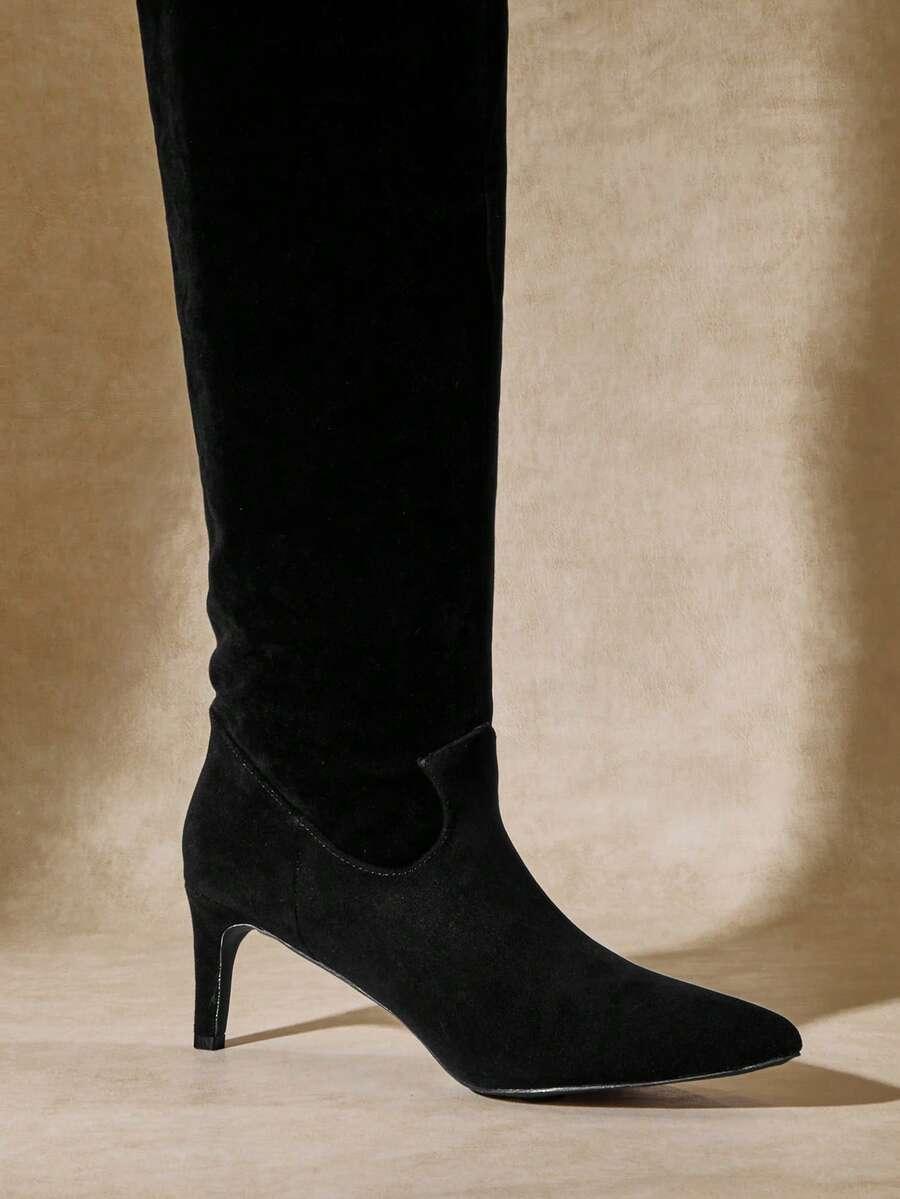 SHEIN CZARNE KOZAKI OBCAS W01__37