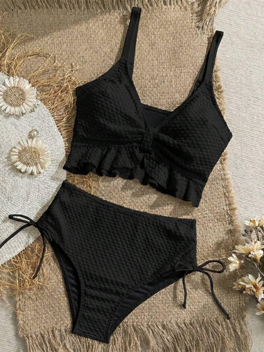 SWIM VCAY CZARNY DWUCZĘŚCIOWY STRÓJ KĄPIELOWY S09__M