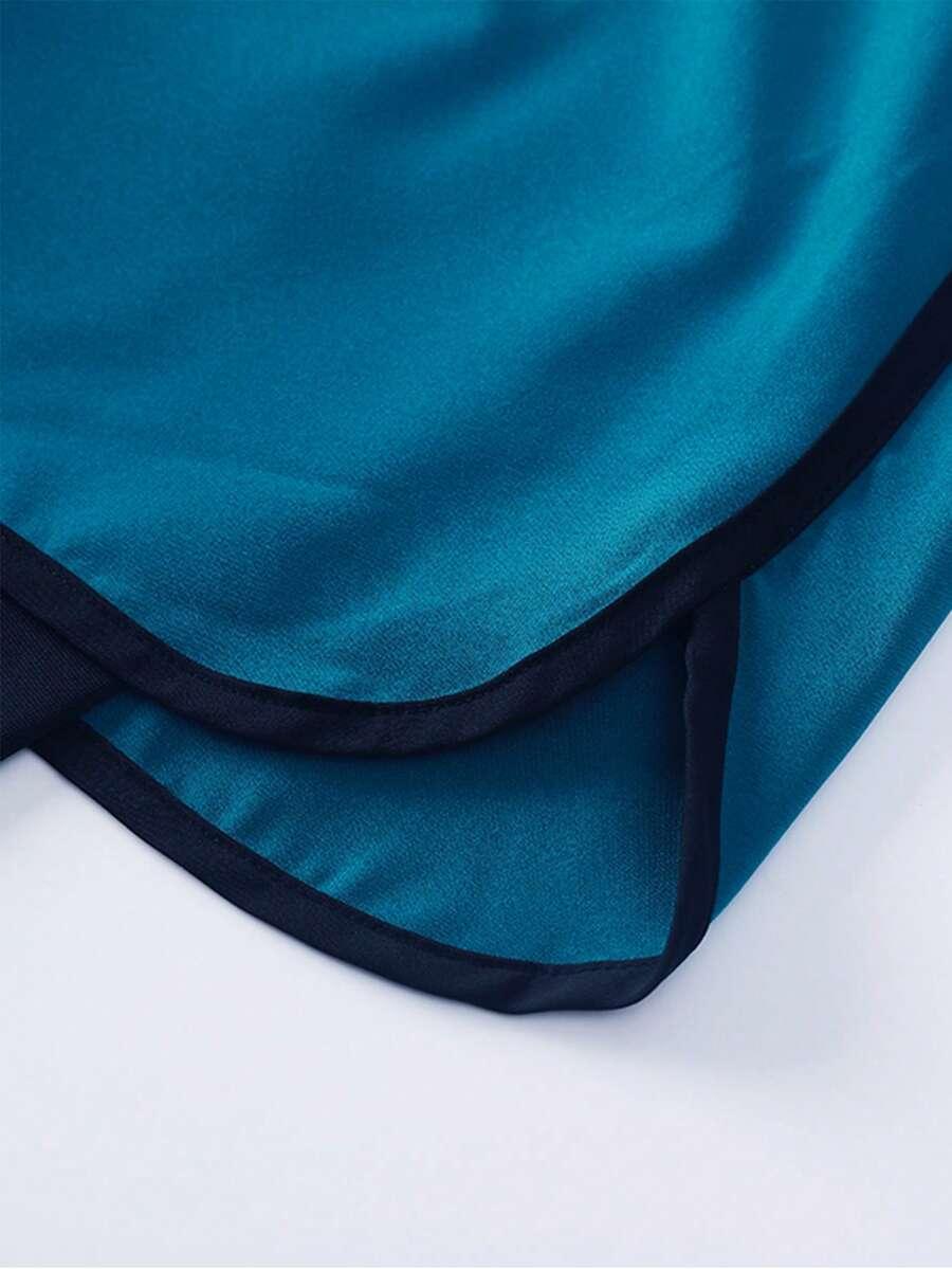 SHEIN LEGGINSY SPORTOWE ZE SPODENKAMI S06__L