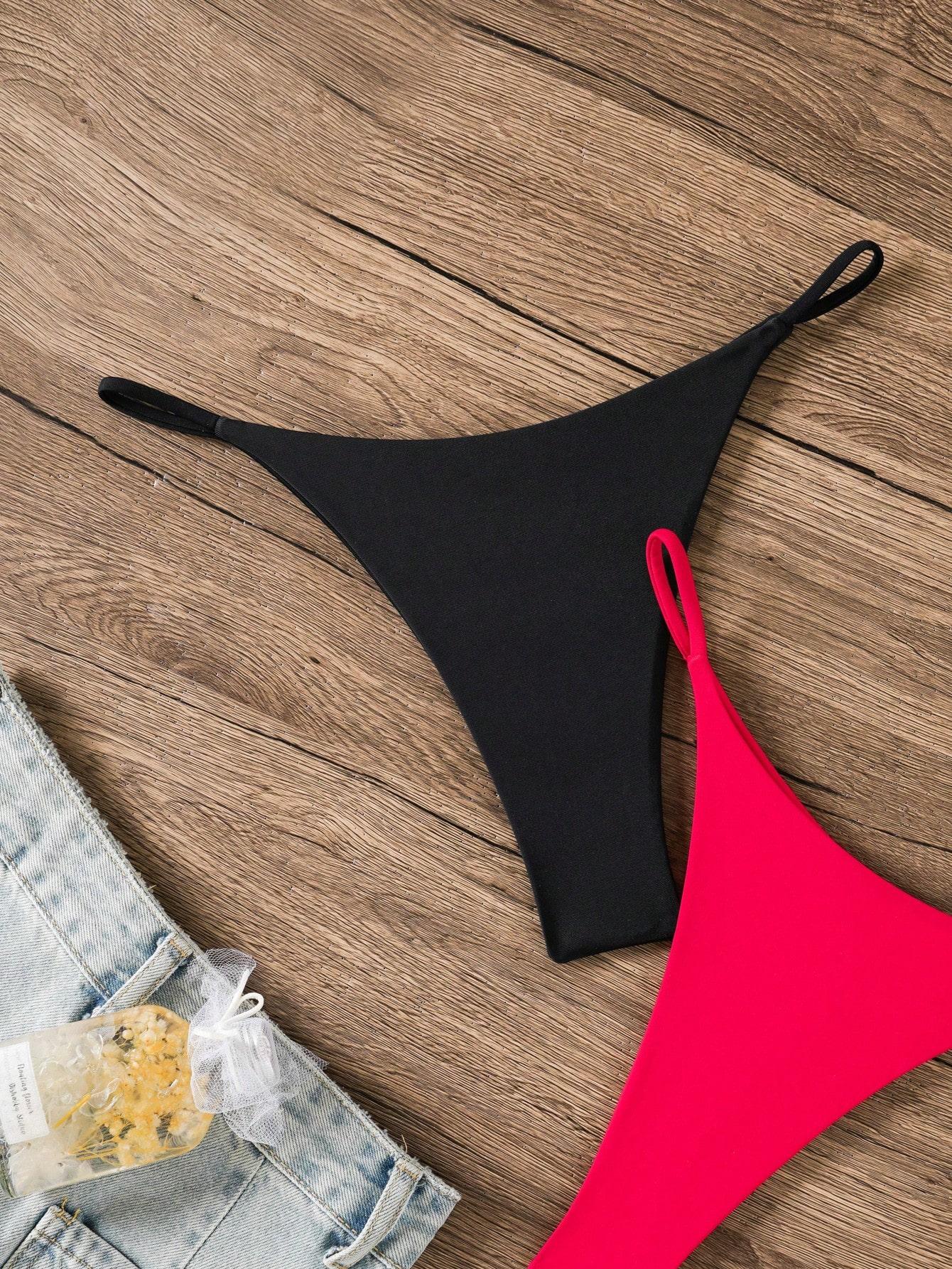 SHEIN DÓŁ OD BIKINI 2-PACK S09__XXS