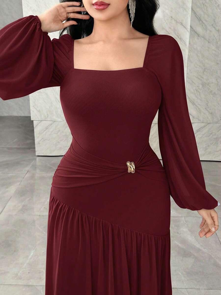 FEYLA CZERWONA MAXI SUKIENKA S06__XL