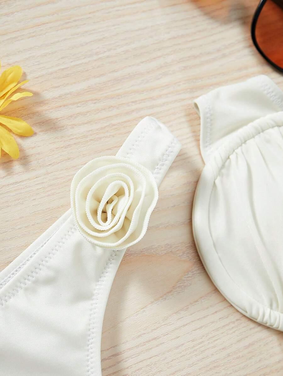 BIKINX KREMOWY DWUCZĘŚCIOWY STRÓJ KĄPIELOWY S09__L