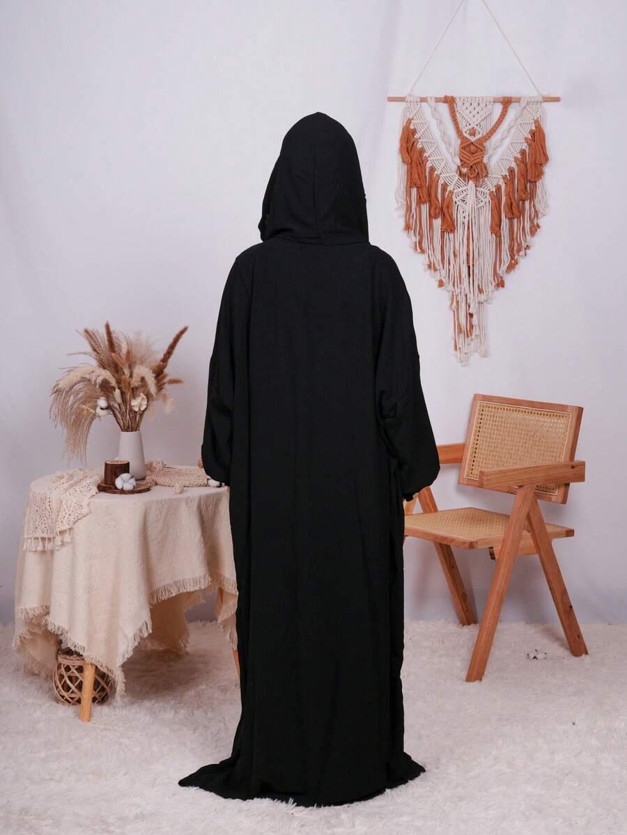 SHEIN CZARNA MAXI SUKIENKA S06__54