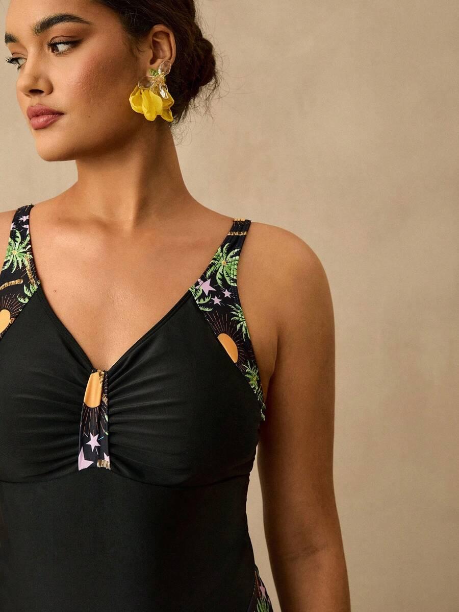 SHEIN JEDNOCZĘŚCIOWY STRÓJ KĄPIELOWY S09__50