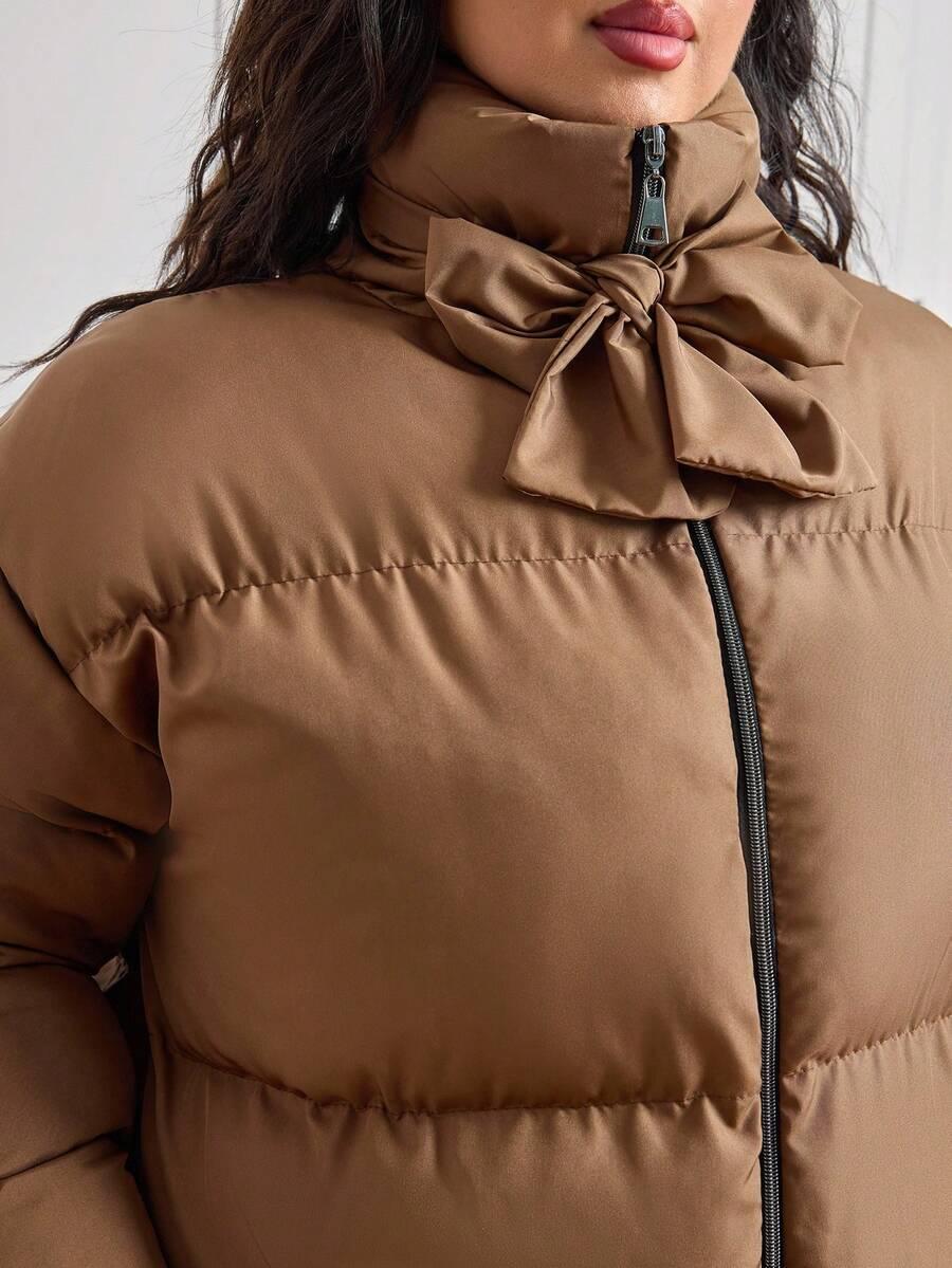 SHEIN BRĄZOWA KURTKA ZAMEK W01__50