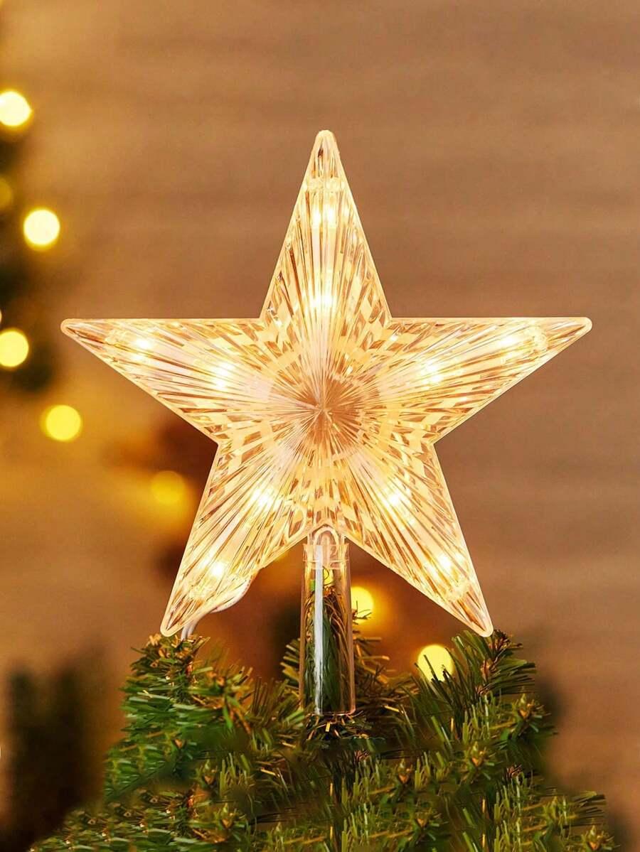 SHEIN GWIAZDA NA CHOINKĘ LED BDD__15CM