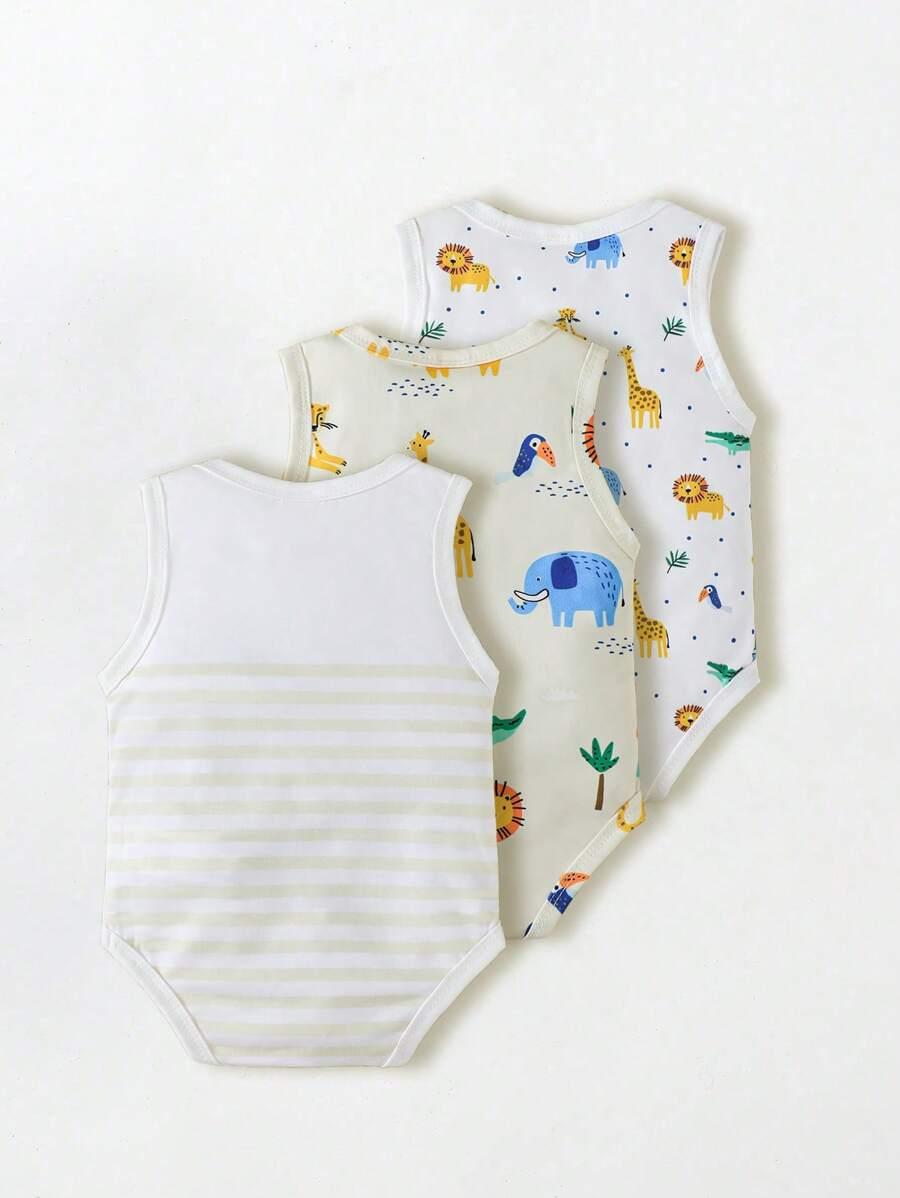 SHEIN BODY BEZ RĘKAWÓW 3-PACK S06__50-56