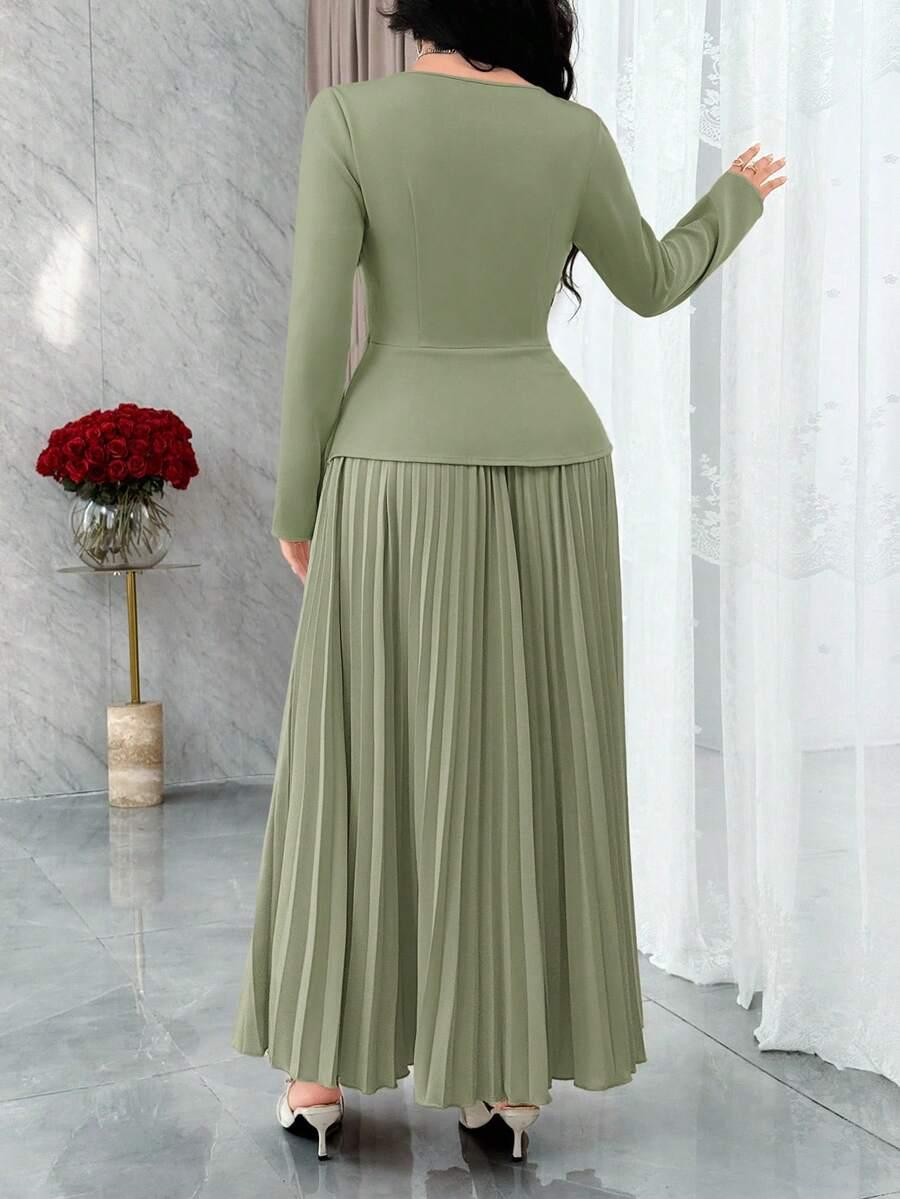 MODELYN ZIELONA MAXI SUKIENKA S09__XL