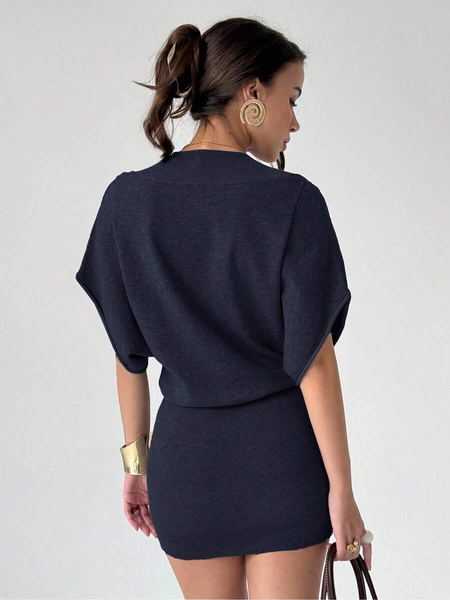 ALORUH GRANATOWA MINI SUKIENKA S09__S