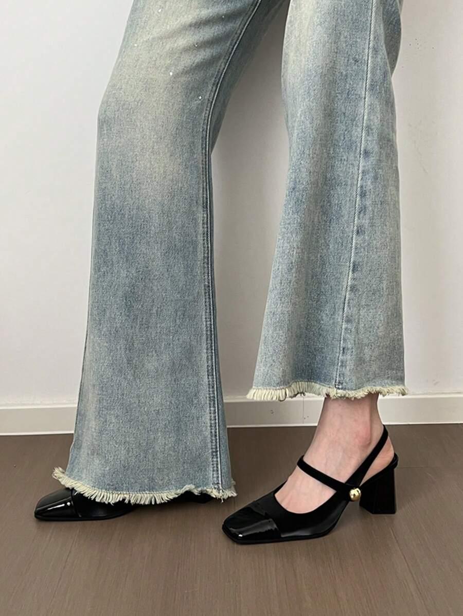SHEIN CZARNE CZÓŁENKA OBCAS S06__40,5