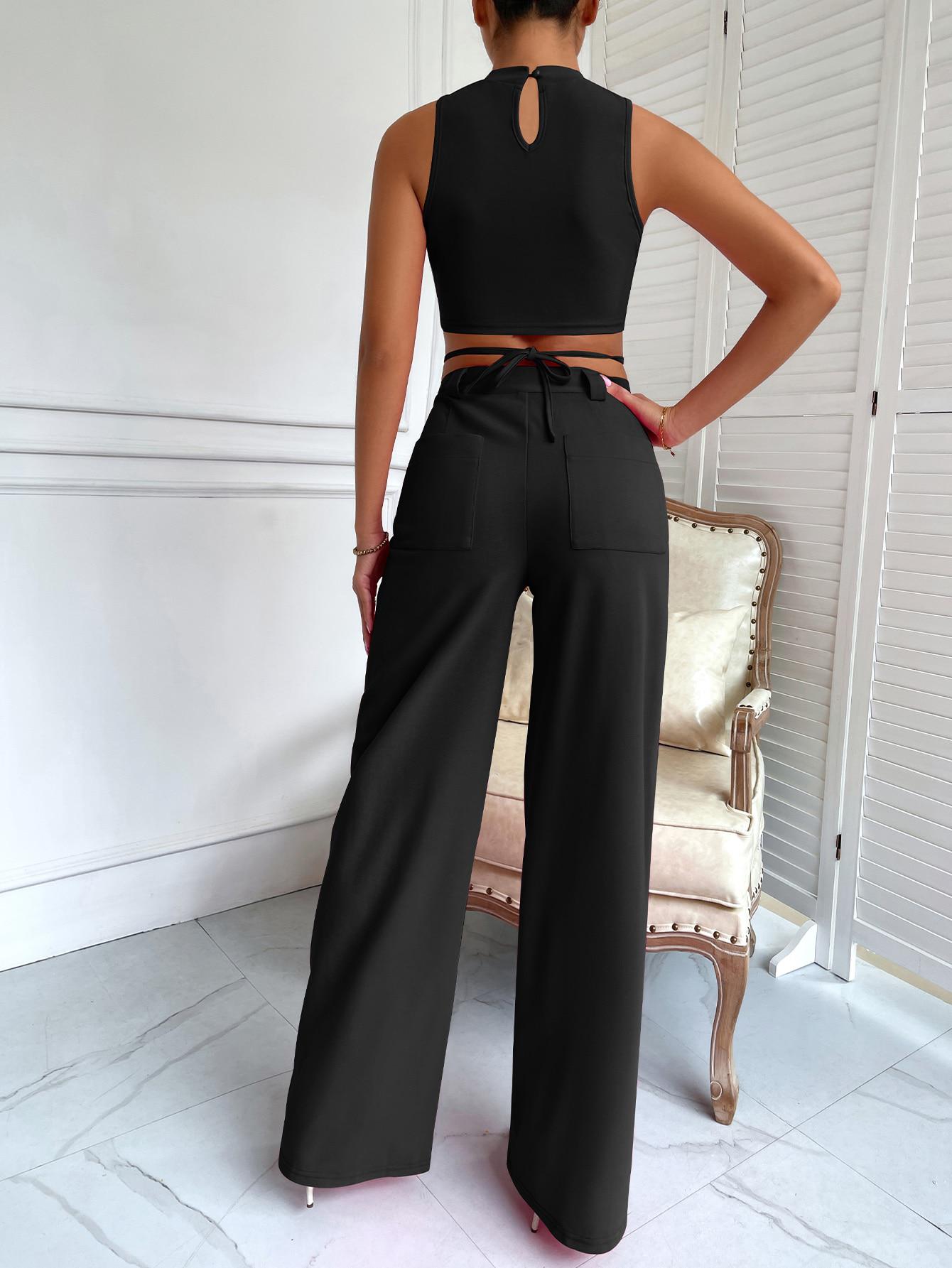 SHEIN TOP SPODNIE KOMPLET S06__S