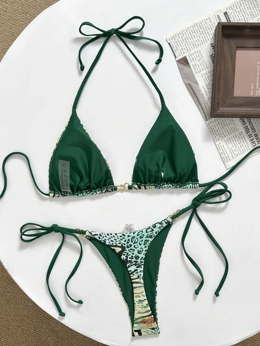 SHEIN DWUCZĘŚCIOWY STRÓJ KĄPIELOWY S09__XS