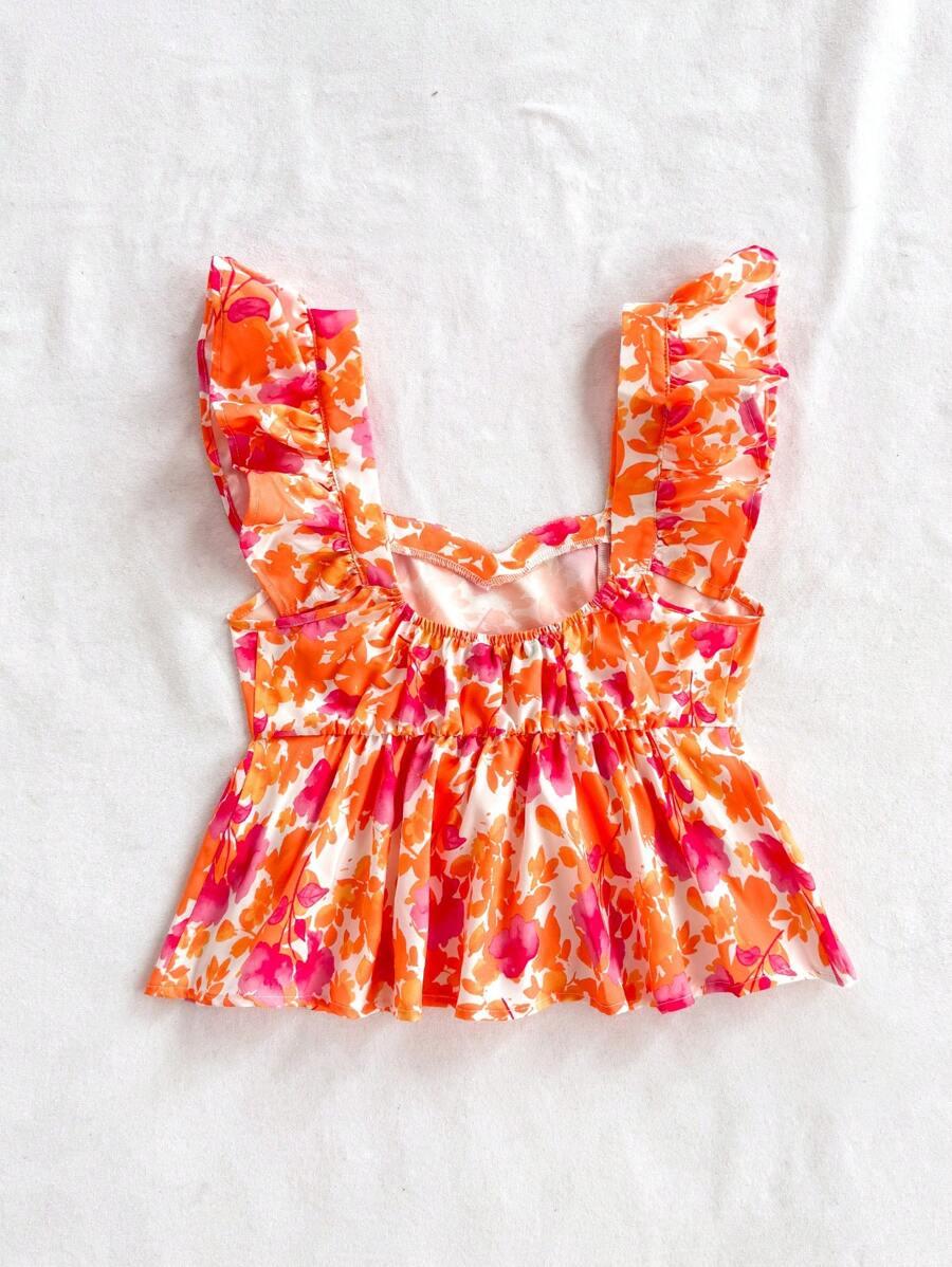 SHEIN TOP BEZ RĘKAWÓW WZÓR S06__M