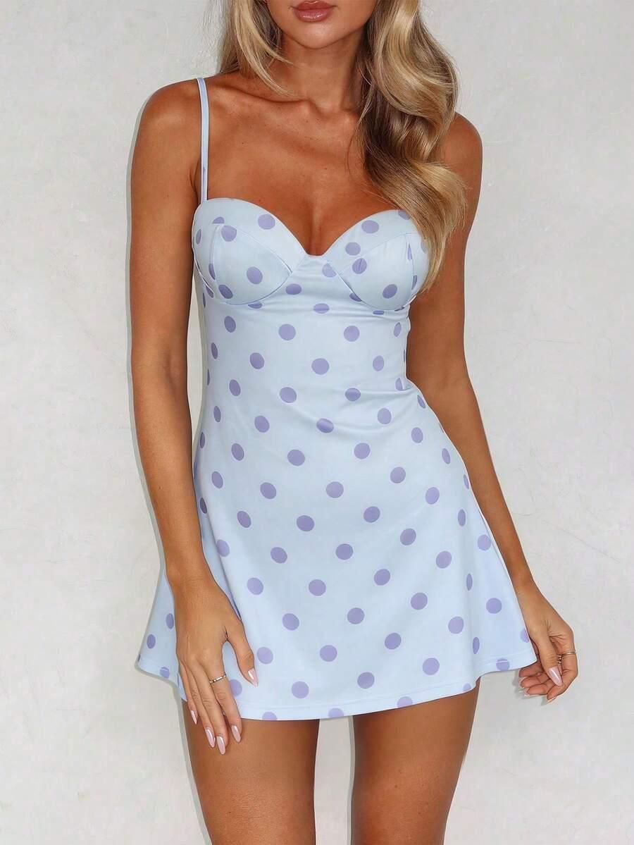 SHEIN MINI SUKIENKA GROSZKI S09__XS