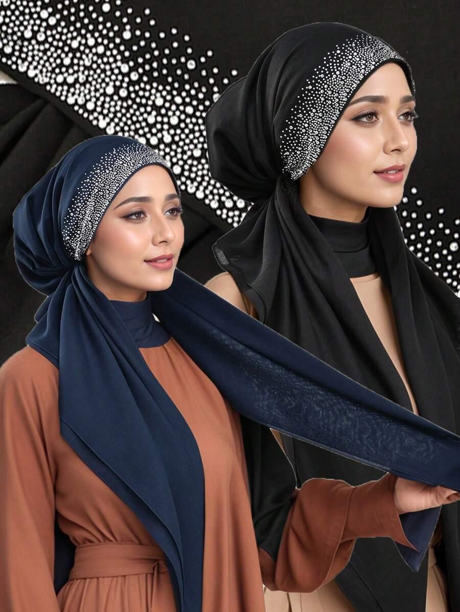 SHEIN BEŻOWY TURBAN ZDOBIENIE S07