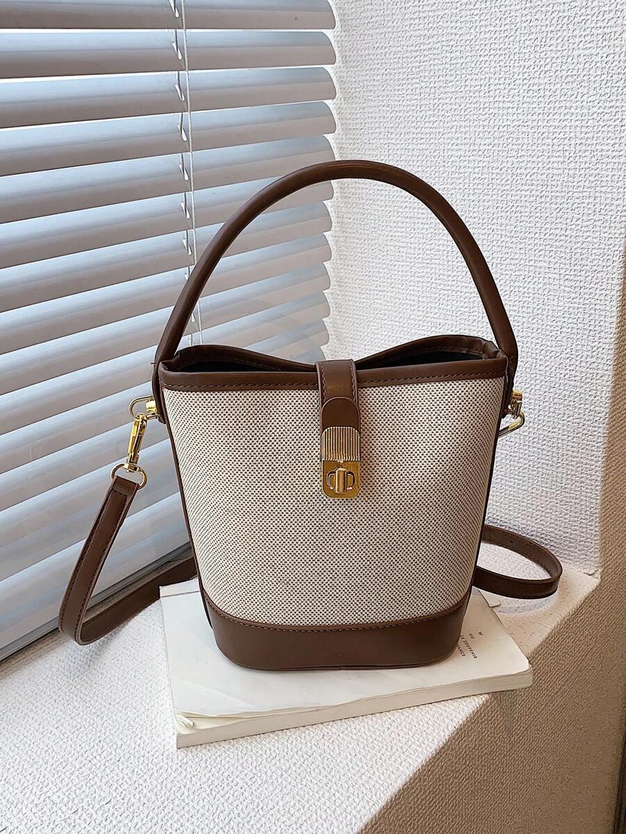 SHEIN BEŻOWA TOREBKA TEKSTURA S07__20X10X18CM