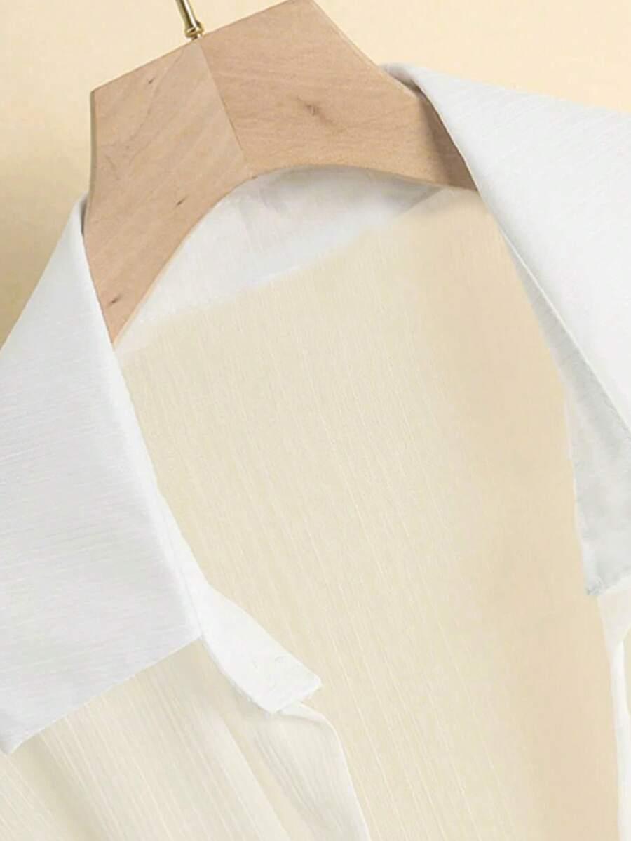 SHEIN BIAŁA KOSZULA GUZIKI S06__S