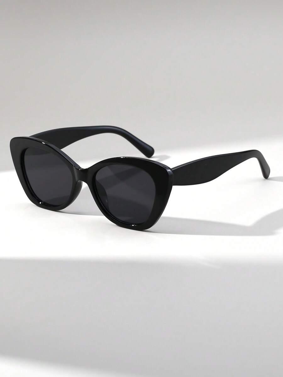 SHEIN CZARNE OKULARY PRZECIWSŁONECZNE S07