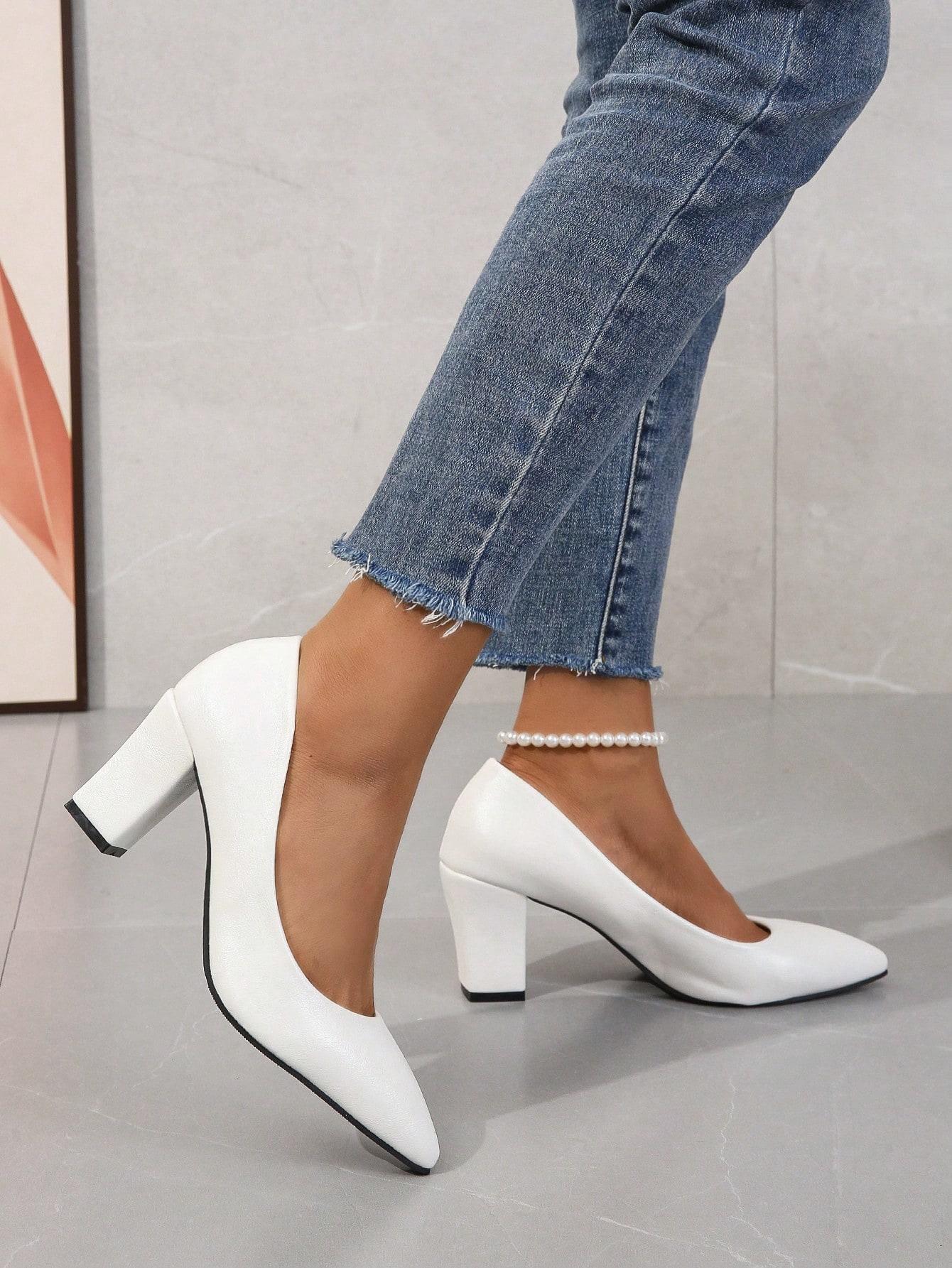 SHEIN BIAŁE CZÓŁENKA OBCAS S06__36,5