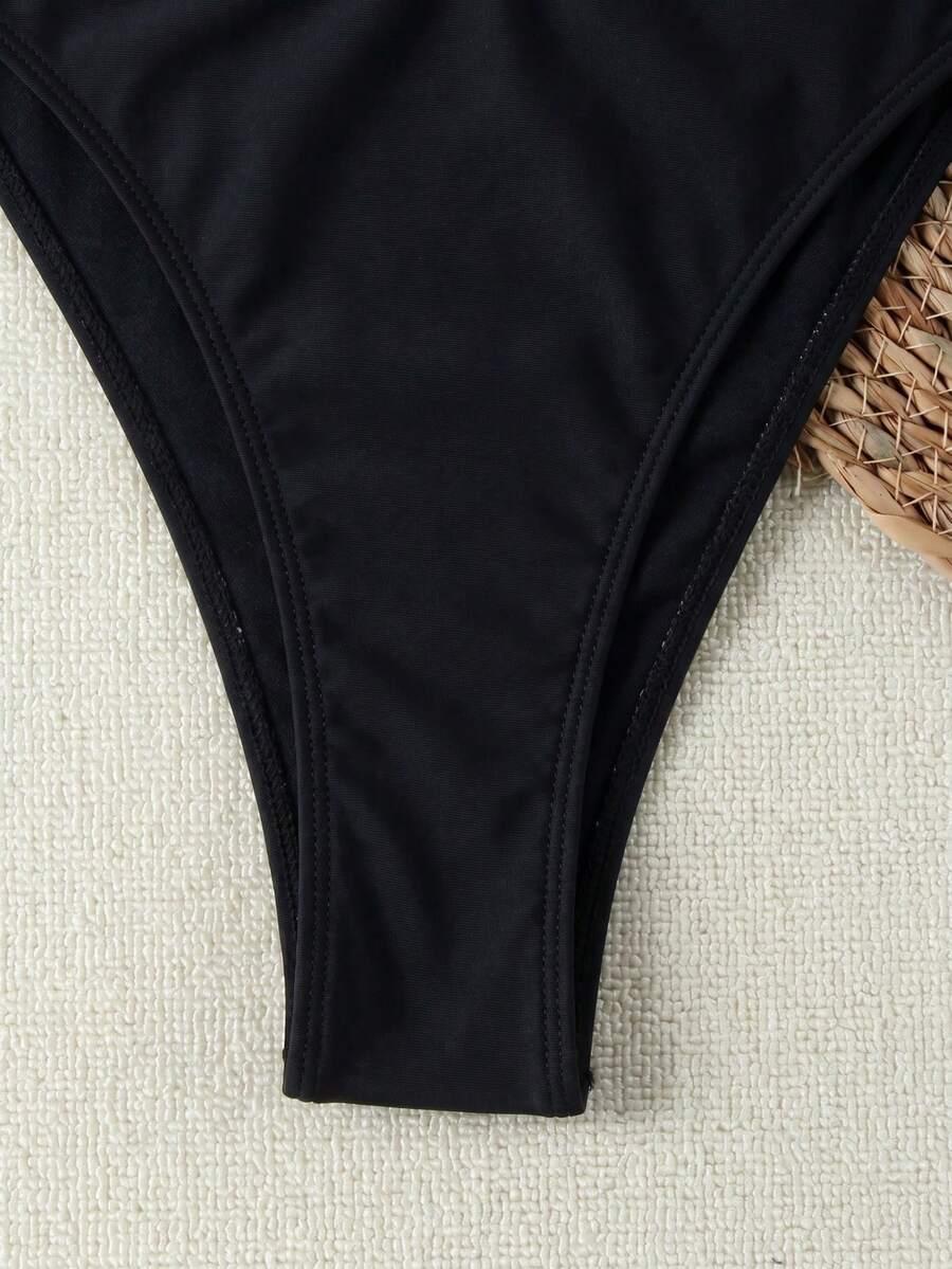 SHEIN JEDNOCZĘŚCIOWY STRÓJ KĄPIELOWY S09__L